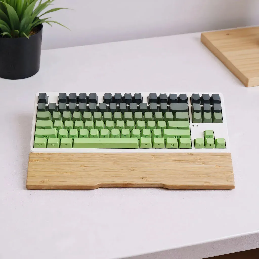 Bamboo wood keyboard wrist rest